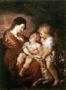 Peter Paul Rubens Virgin and Child with the Infant St John France oil painting artist